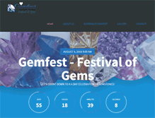 Tablet Screenshot of gemfest.com.au